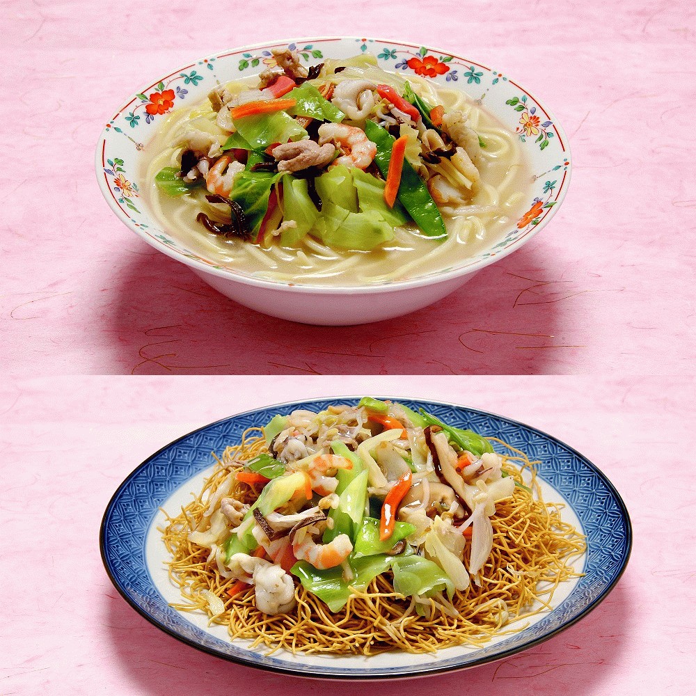 長崎ちゃんぽん＆皿うどんセット（ 8食） : ヤマイチSHOP - 通販