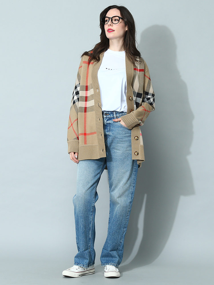 BURBERRY（バーバリー） カーディガン レディース チェック ウール