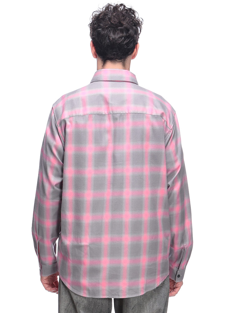 新品】DIESEL／オーバルD刺繍ロゴパッチ グラデーションシャツ M 新品