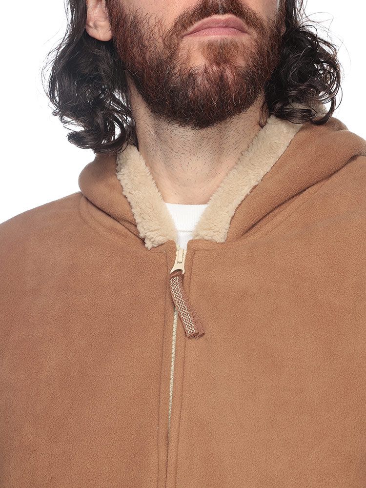 UGG（アグ） 裏ボア フルジップ フリースパーカー メンズ Evren Bonded