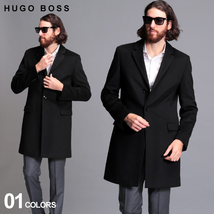 HUGO BOSS（ヒューゴ・ボス） メンズ コート カシミヤ100％ シングル