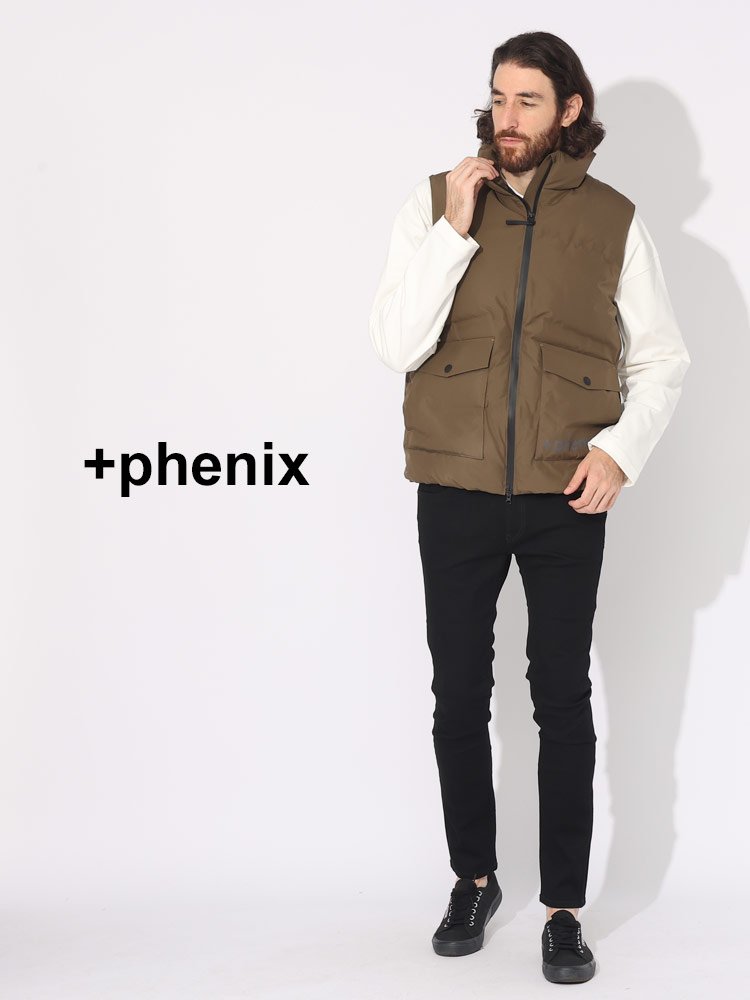 phenix（プラスフェニックス） 【当店独占販売】 ダウンベスト メンズ