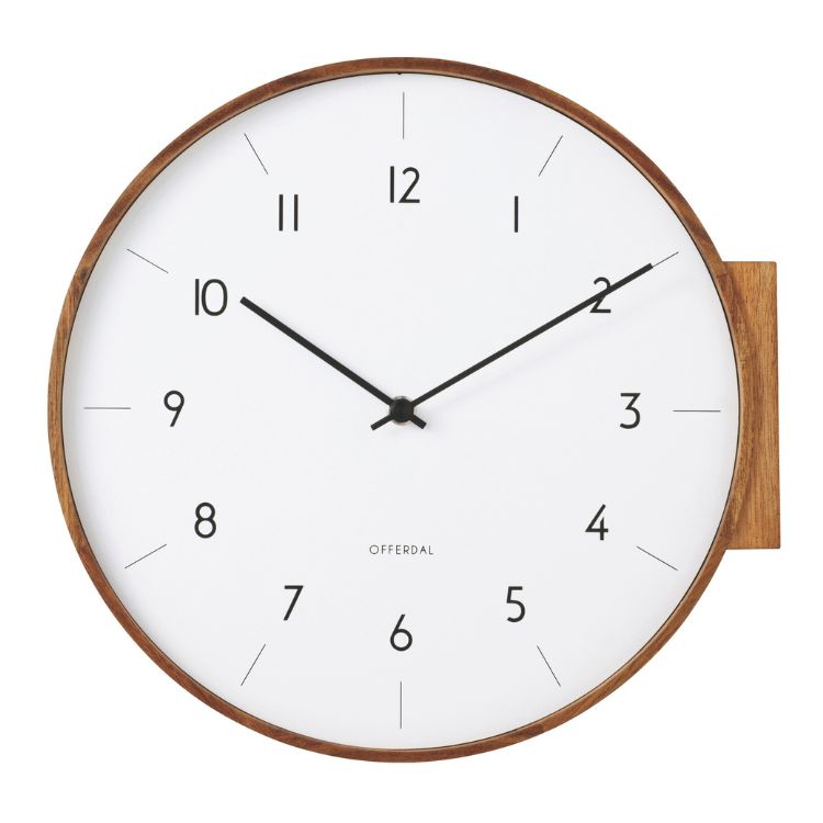 INTERFORM（インターフォルム） 壁掛け時計 両面時計 おしゃれ