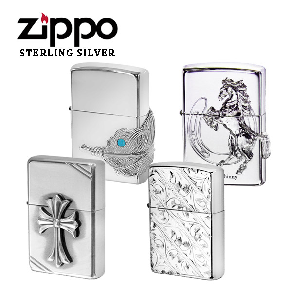 ZIPPO（ジッポー） スターリングシルバー ライター 純銀 シルバー925