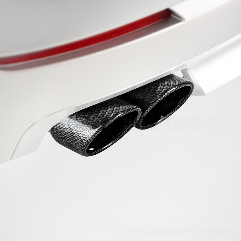 日産（NISSAN） セレナ C26 マフラーカッター 2本出し チタンカラー