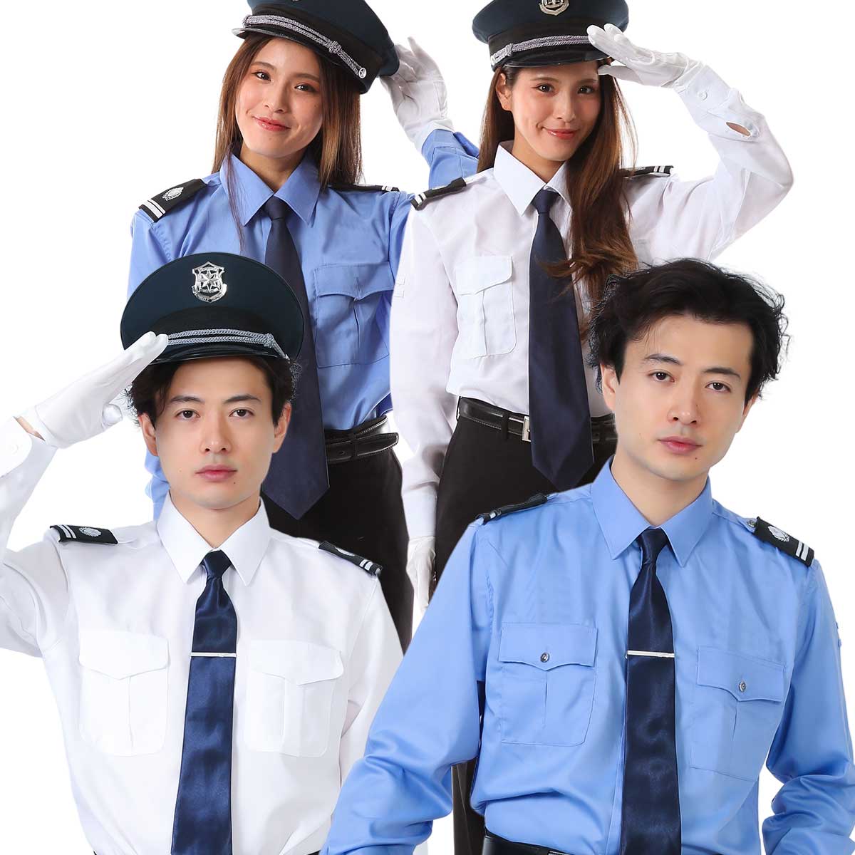 本格5点セット】ポリス コスプレ 警察官 コスチューム パイロット