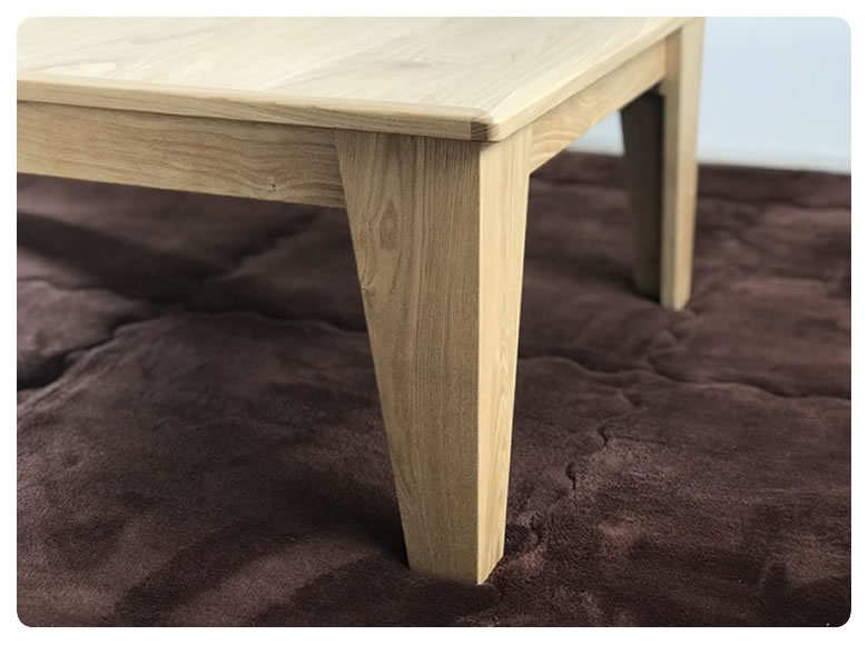 KUMAGREE(クマグリー）栗の木 角のこたつ 長方形 120×80cm こたつ 角型