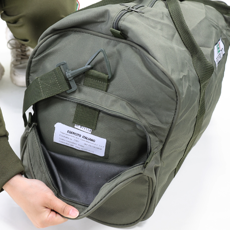 イタリア軍. ESERCITO ITALIANO 陸軍用ボストンバッグ《実物・未使用品