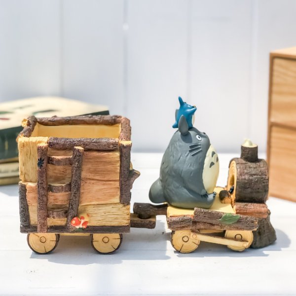 ジブリ プランターカバー となりのトトロ お花機関車ととろ号 スタジオ