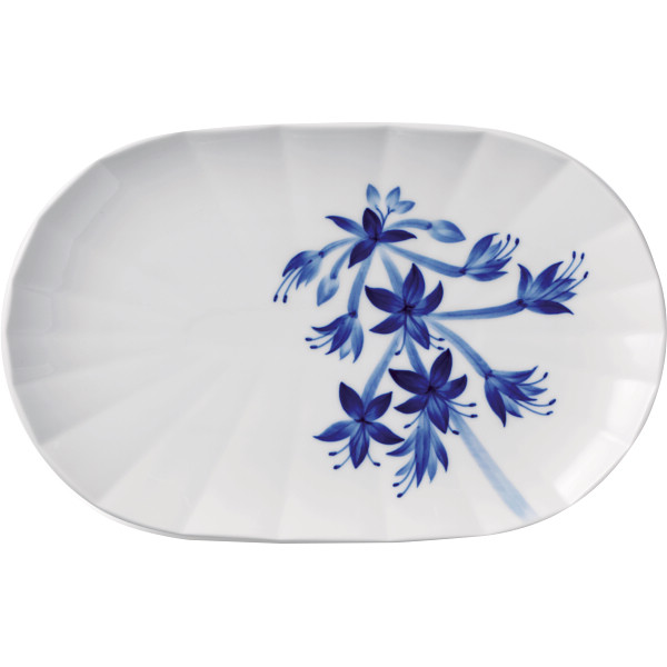 ロイヤルコペンハーゲン ブロムスト オーバルディッシュ ホスタ