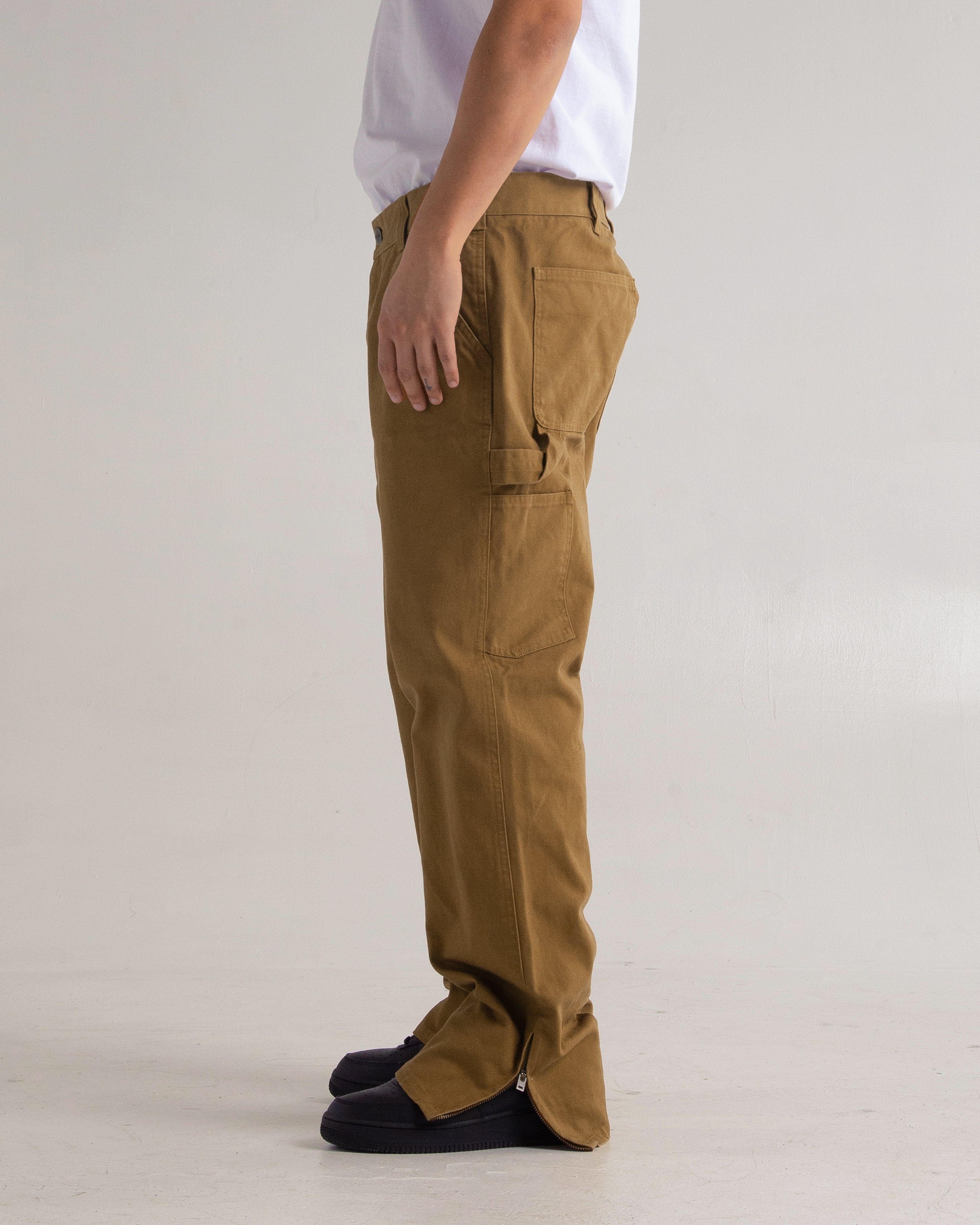 Canvas Zip Carpenter Pants