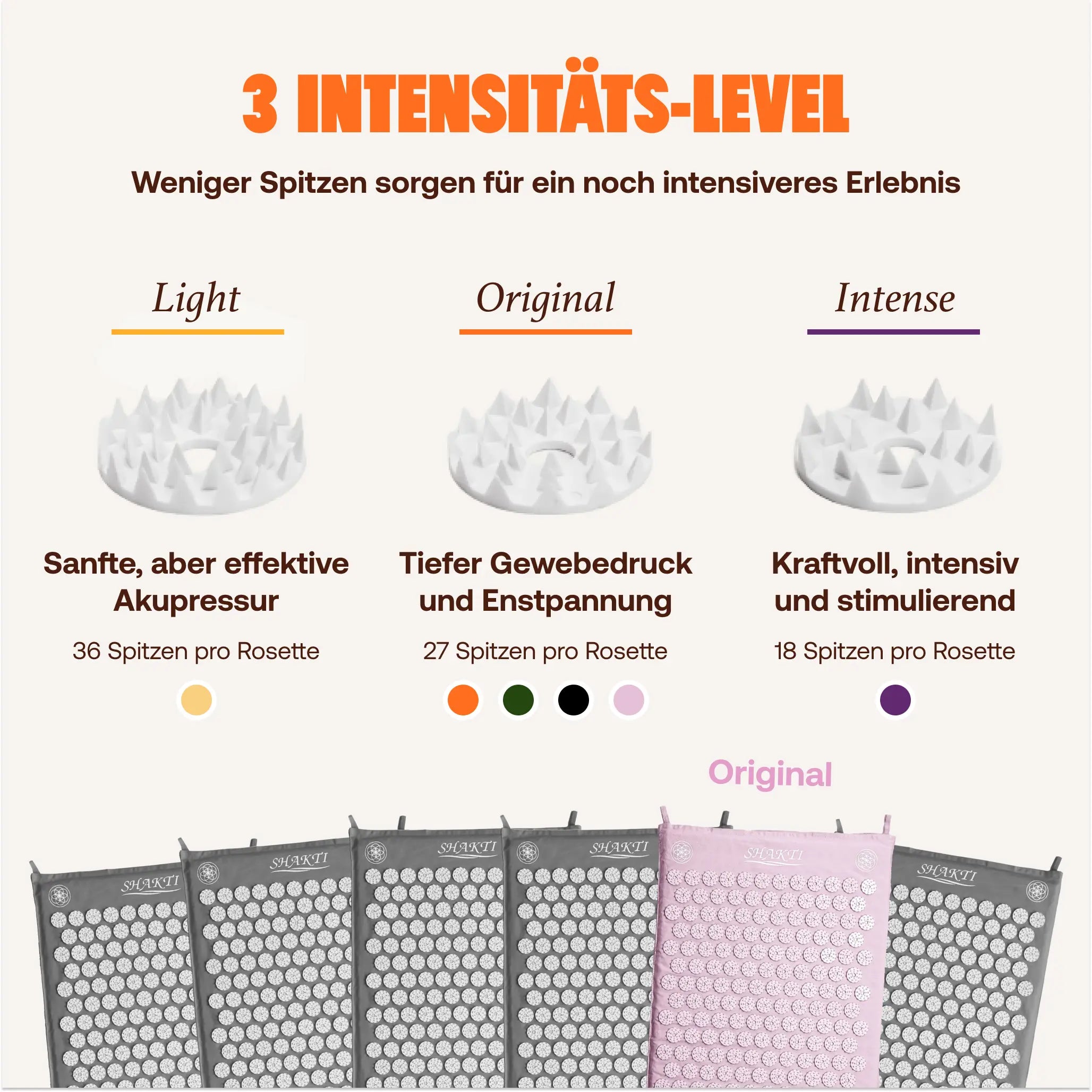 ShaktiMat Original Set - acupressure mat, acupressure cushion