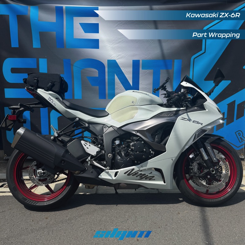 ZX-6R/パートラッピング - ガレージシャンティ（GARAGE SHANTI）