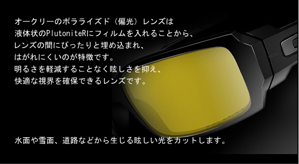 OAKLEY オークリー/ポラライズドレンズ - グラスタイムシバタ