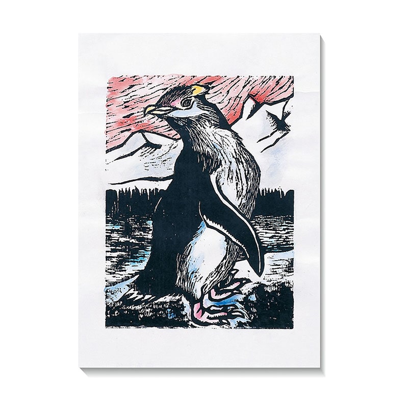 ㈱アーテック版画彩色和紙 40kg凸凹版用 4切（100枚） 1セット（ご注文