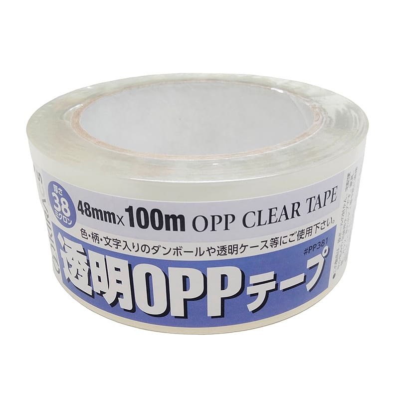株式会社キラックス 透明OPPテープ 38 48mm×100m 1巻（ご注文単位50巻