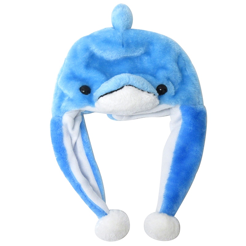 ファースト・アロー アニマル帽子 イルカ ブルー 408-110 1個（ご注文