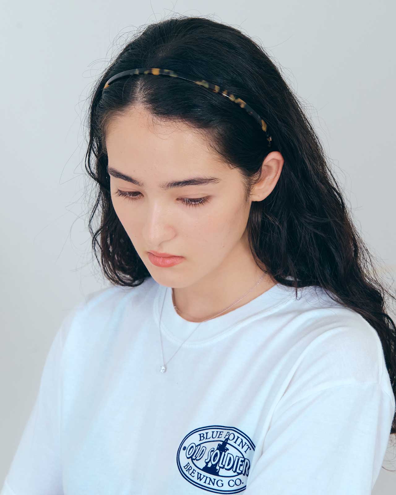 ALEXANDRE DE PARIS アセテートカチューシャ（幅0.5cm） – Shinzone