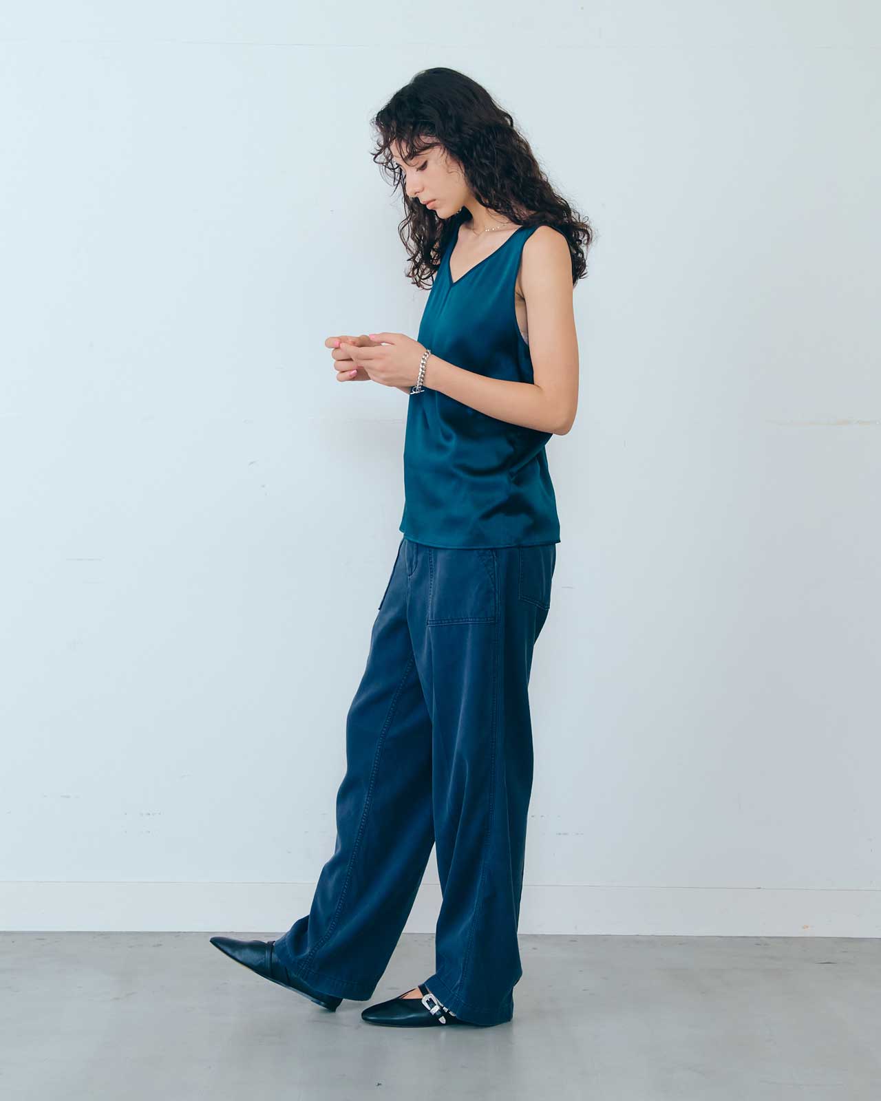 STRETCH SILK TANK – Shinzone