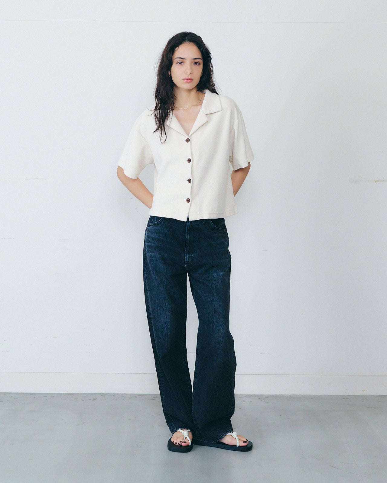 PILE OPEN COLLAR SHIRT – Shinzone