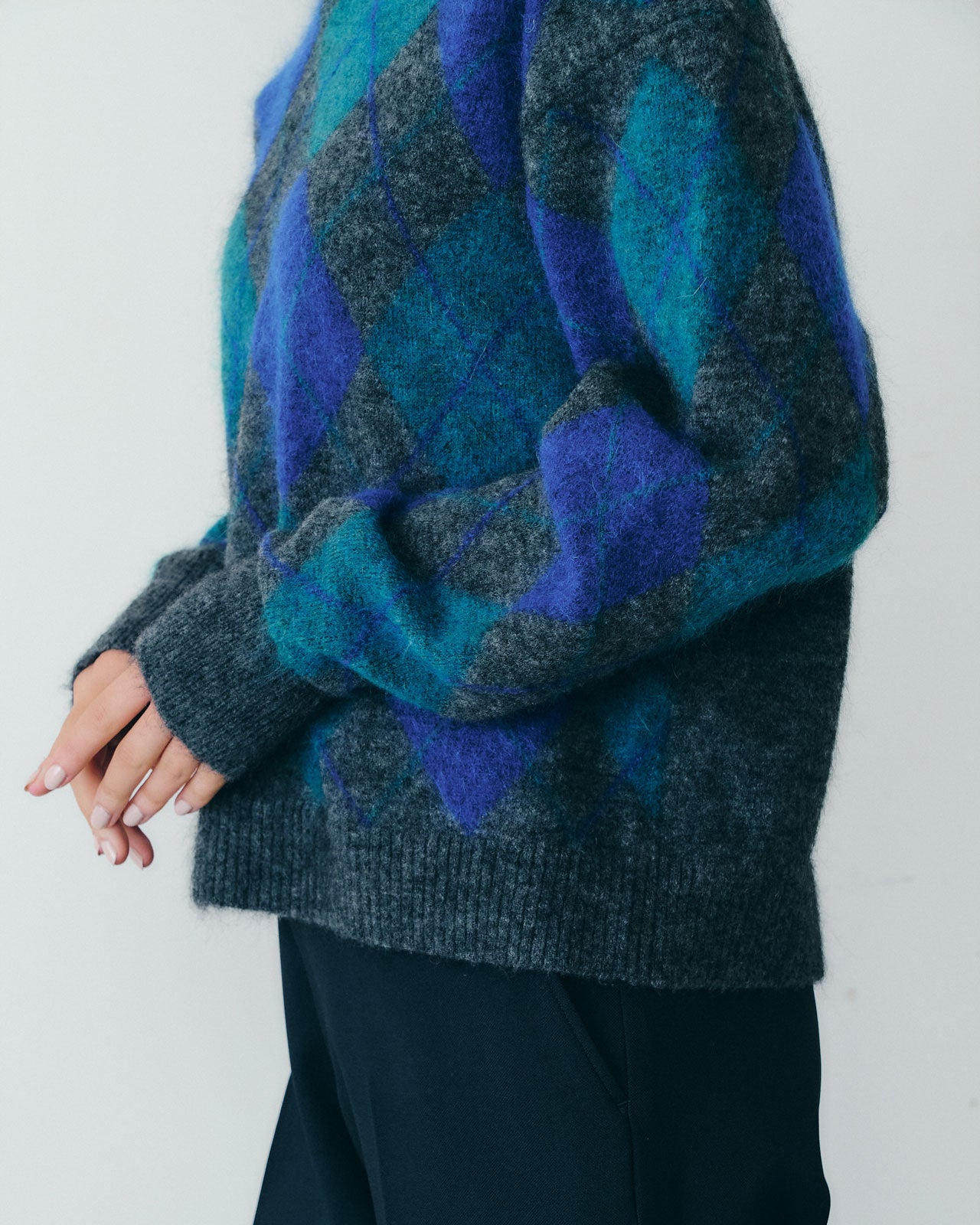ARGYLE KNIT PULLOVER – Shinzone