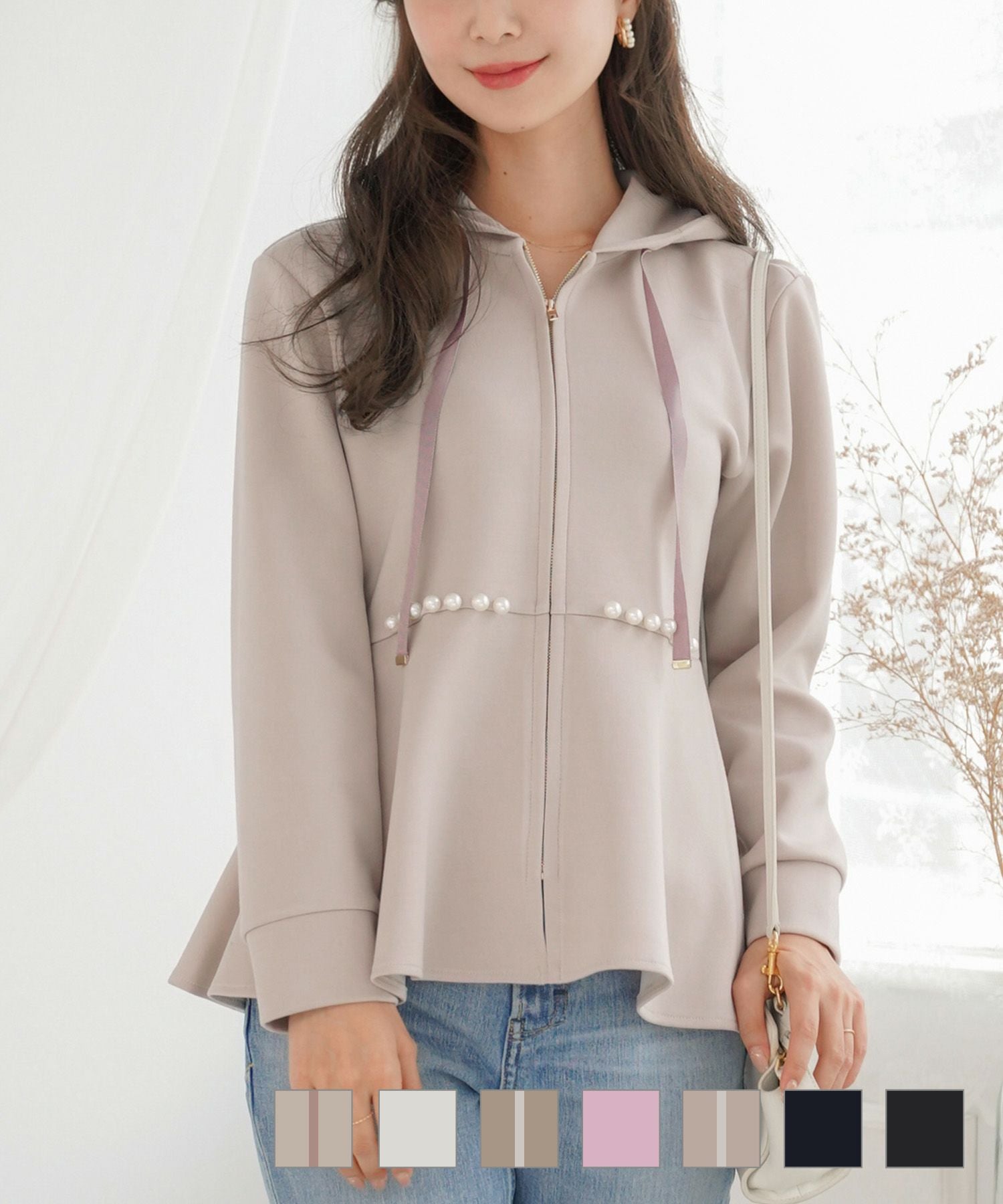 パーカー ライトボンディング フレアライン le reve vaniller 全6色