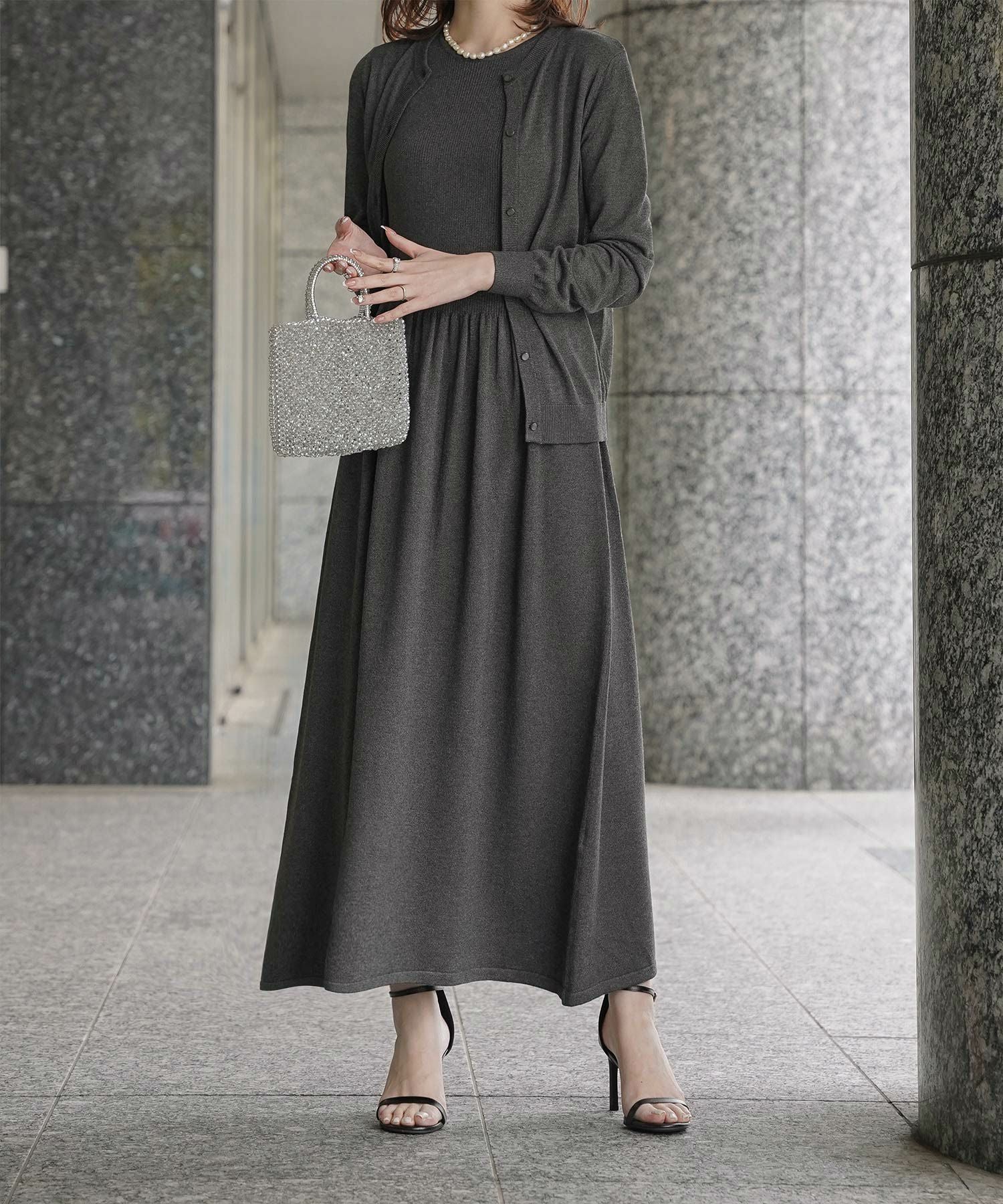 サマー ニット ワンピース