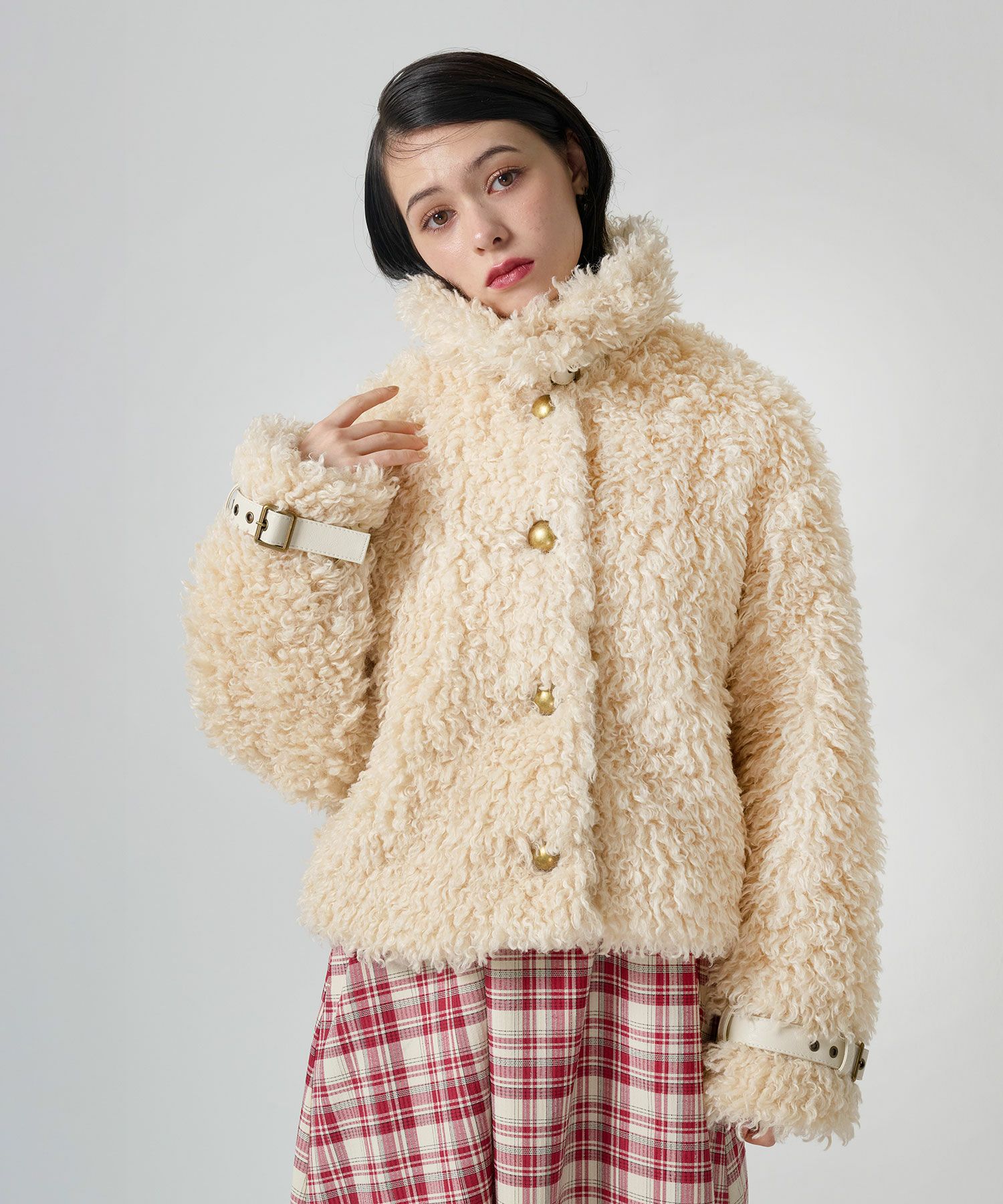 フェイクファー コート TINA：JOJUN 全2色｜tnj141-0949【2】 - コート