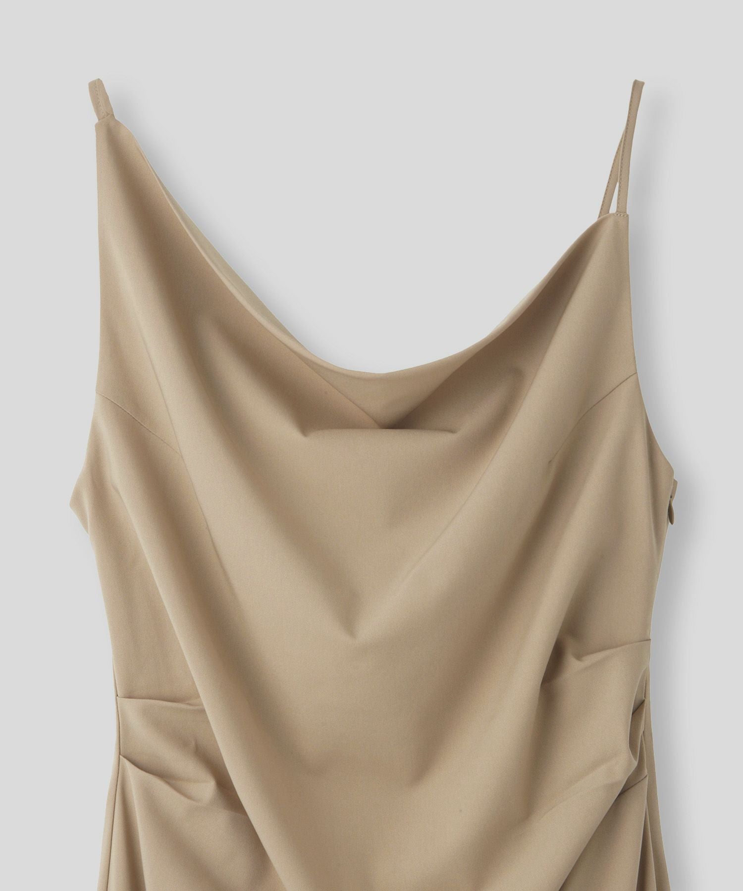 アシンメトリー ドレープ キャミ ワンピース KINO THE KEI 全5色