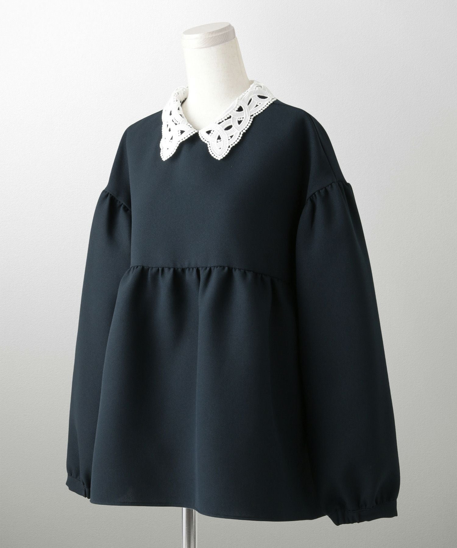 レース 襟付き ブラウス HUIT 全3色｜hit831-0271【3】 - 長袖商品一覧