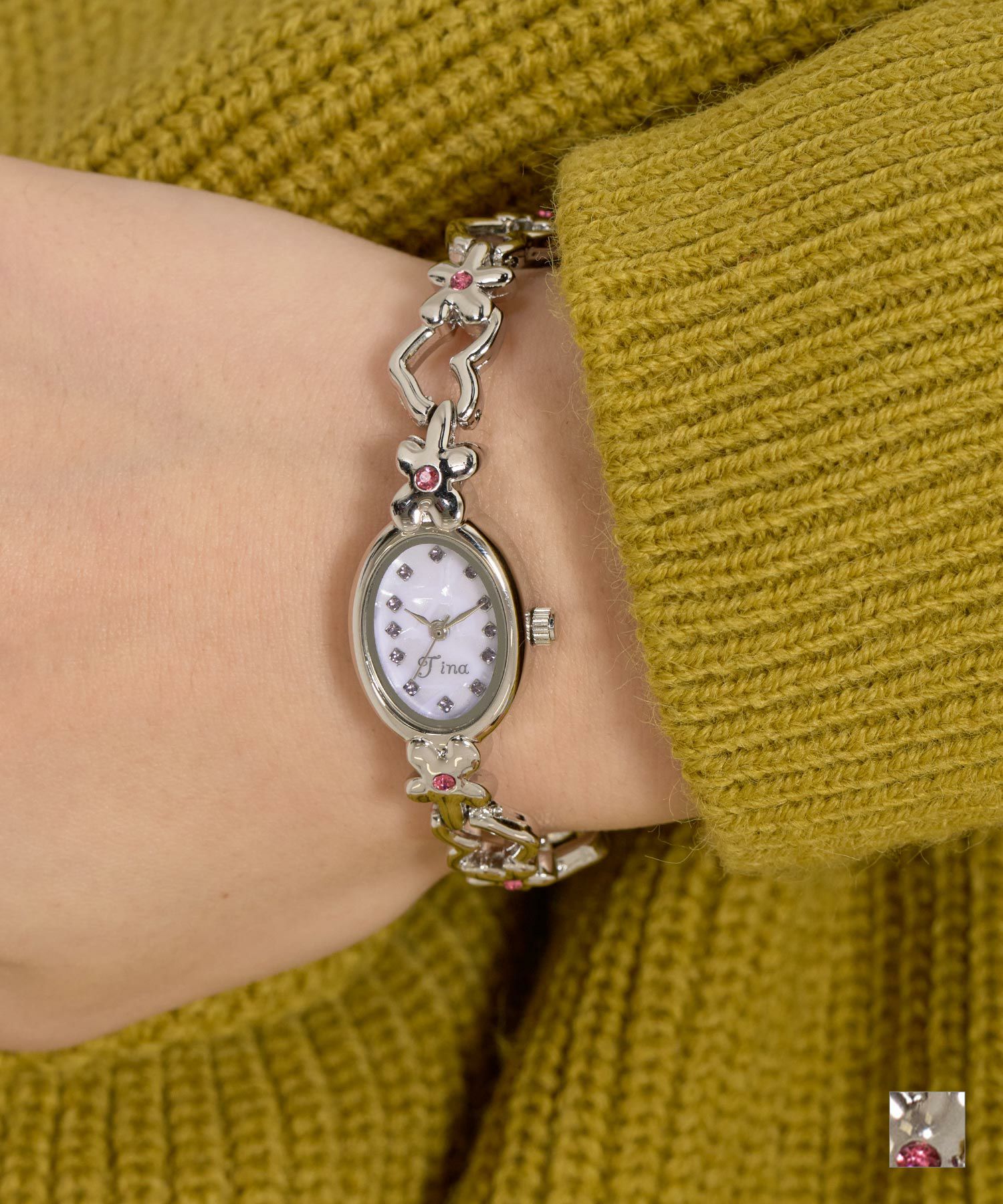 オリジナル フラワー ウォッチ TINA：JOJUN 全1色｜tnj915-1213【3