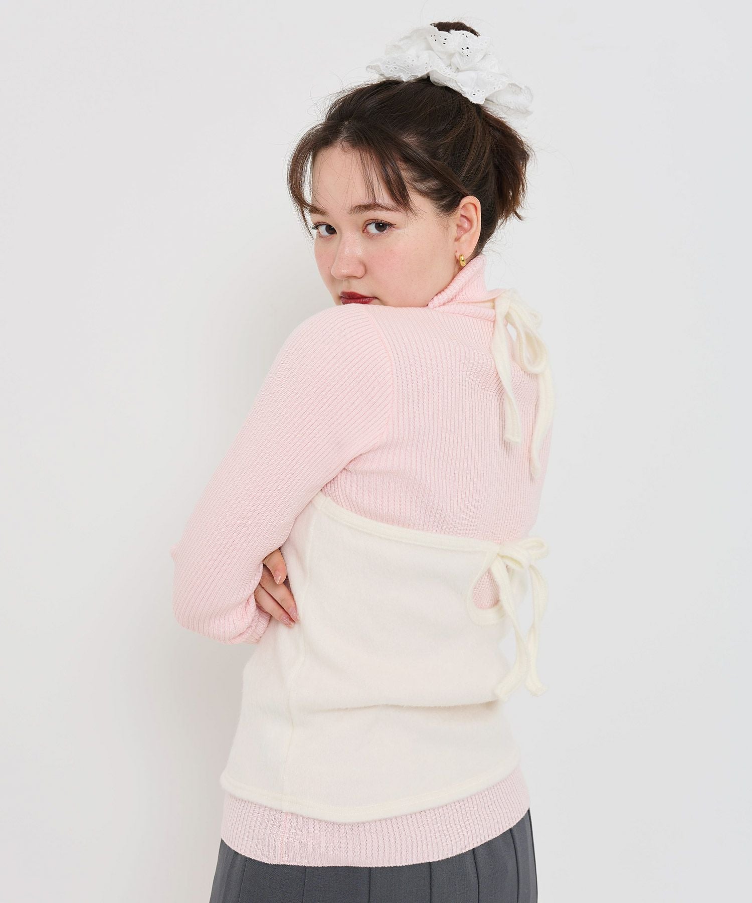 Special-Price-SALE アンチピリング リブタートルニット TINA：JOJUN