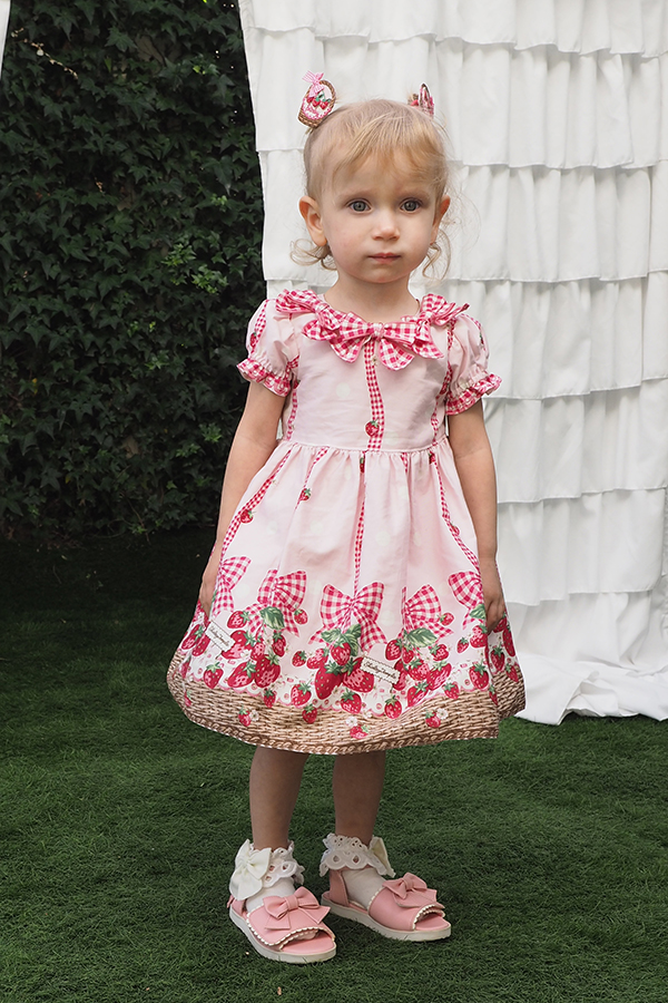 チェリーバスケットジャンパースカート⁄シャーリーテンプル シャーリー