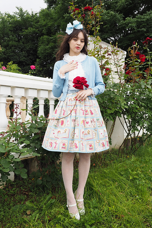 TODAY'S PICK UP‼アリス絵本ptスカート（Ladies）サックスブルー