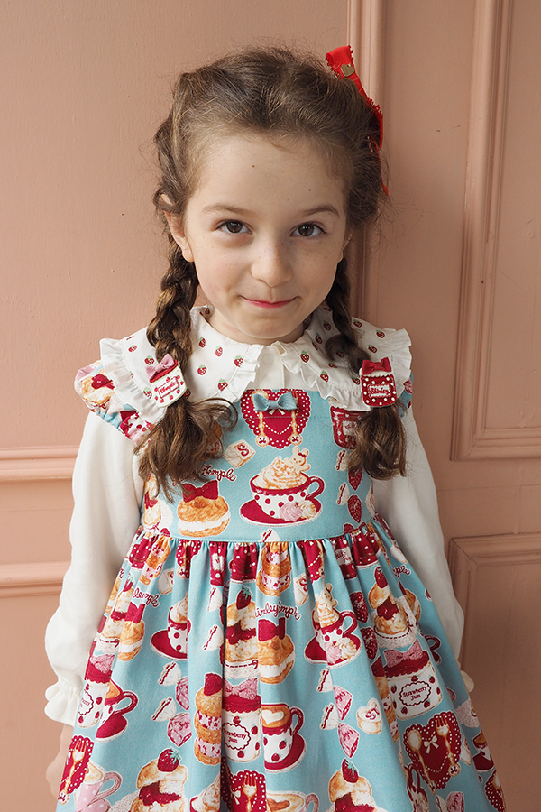 激カワ♡シャーリーテンプル♡プードル♡赤♡ワンピース♡ BABY ONE