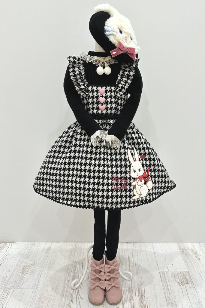 シャーリーテンプル 千鳥Aラインコート 150160 シャーリーテンプル