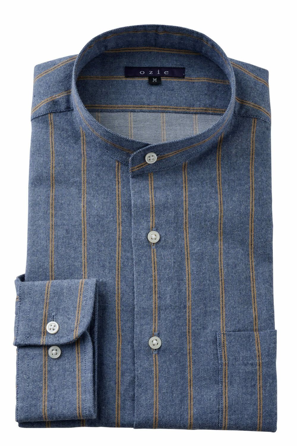 メンズワイシャツ・カッターシャツ 8063-B11I-NAVY