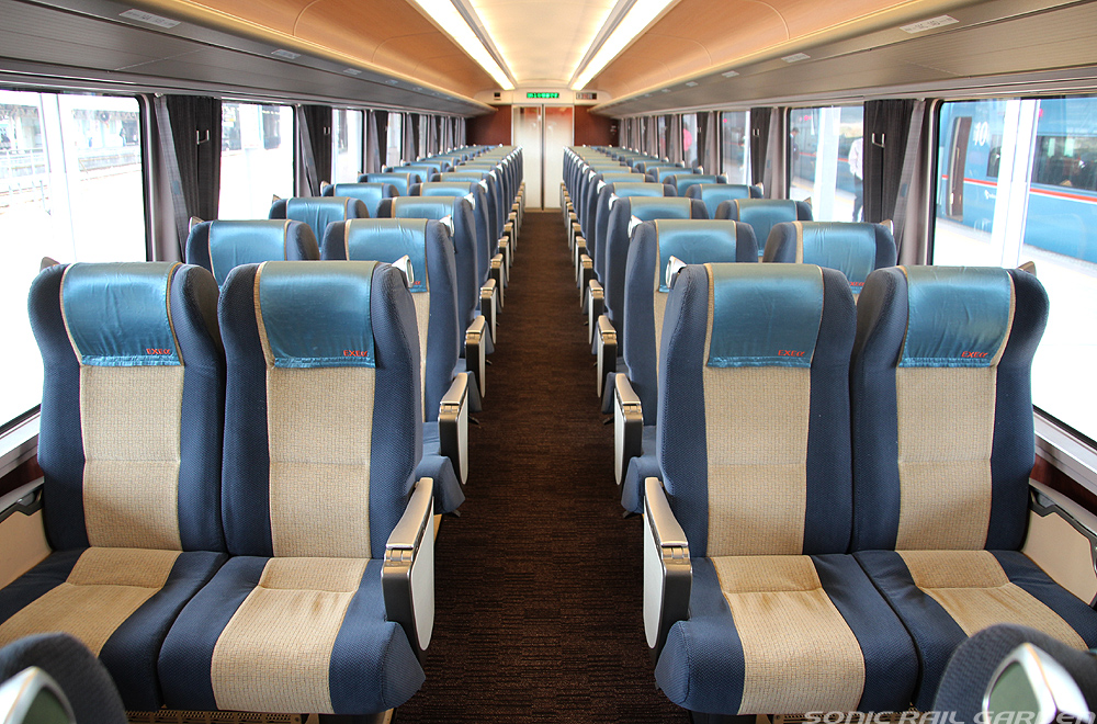 最終値下げ小田急電鉄 特急ロマンスカー GSE EXE 座席生地 鉄道部品