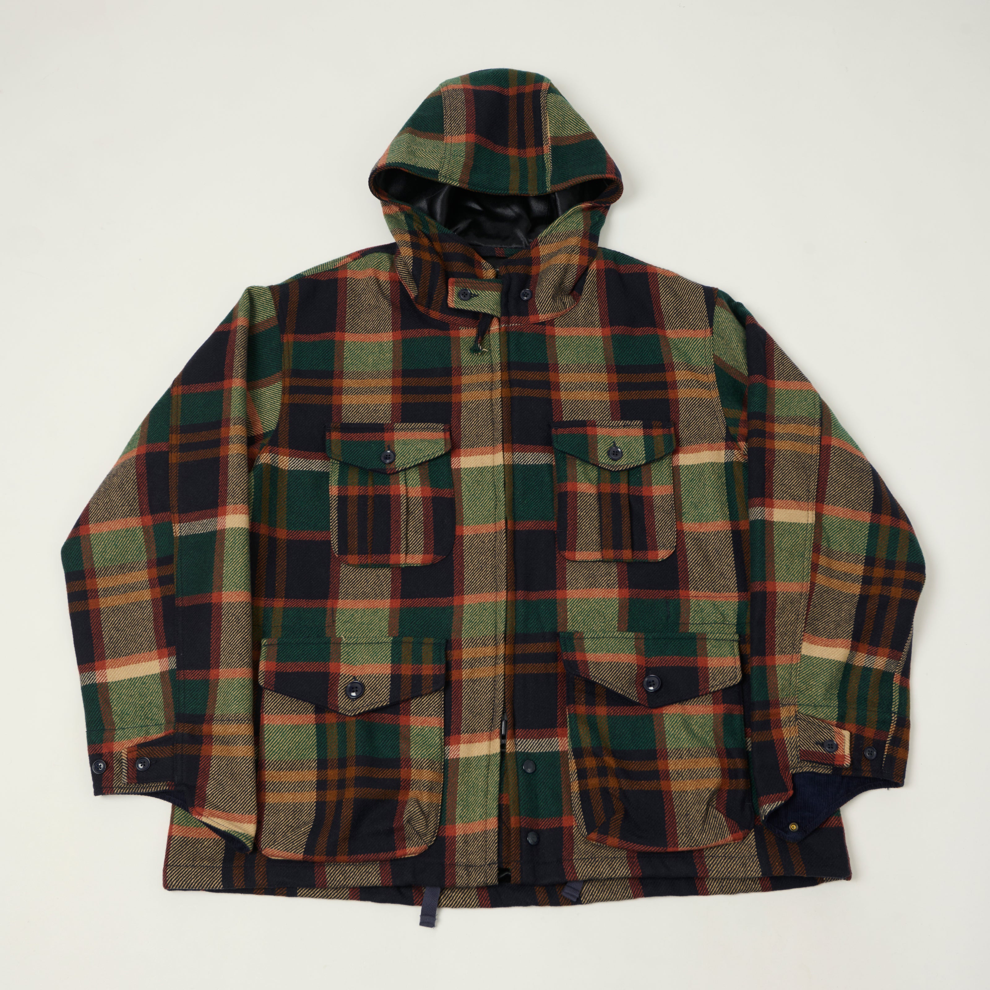 Engineered Garments Cotton Ventile Twill 'SAS' Jacket - Dark Olive