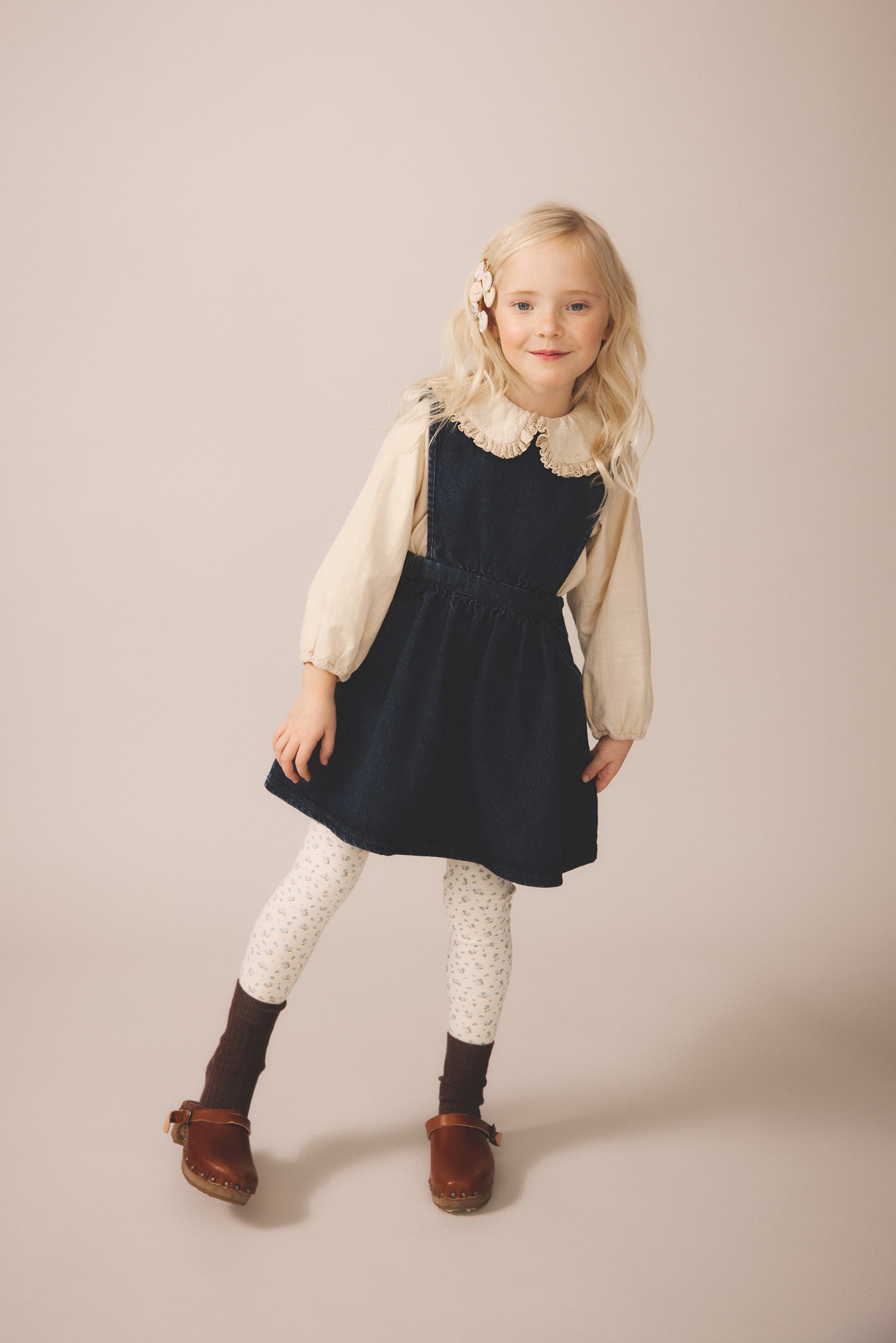 Tippi Pinafore, Eco Wash – Soor Ploom