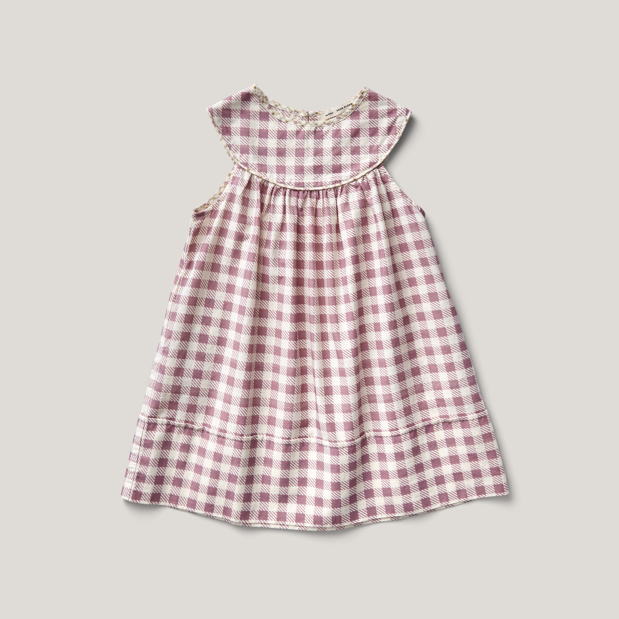 Delilah Dress, Gingham Print, Zinnia – Soor Ploom