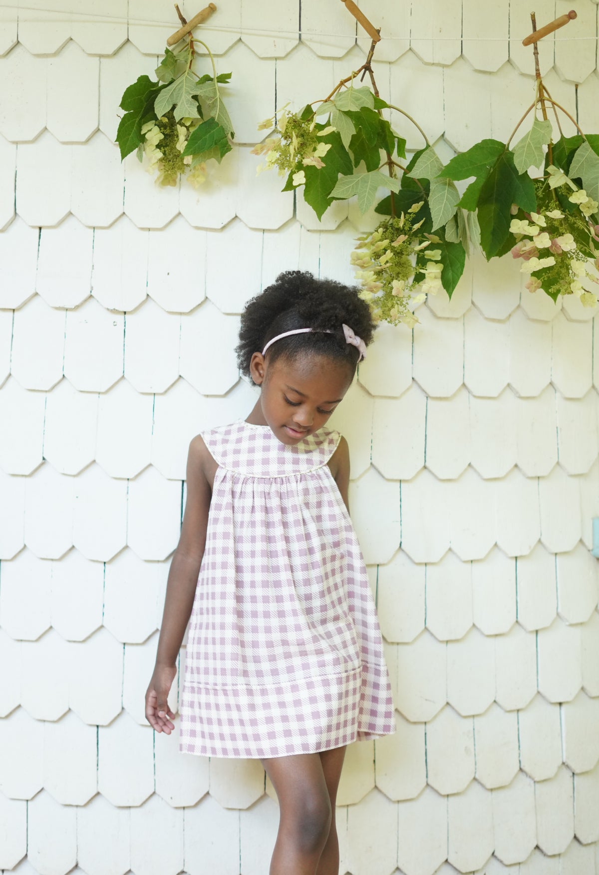 Delilah Dress, Gingham Print, Zinnia – Soor Ploom
