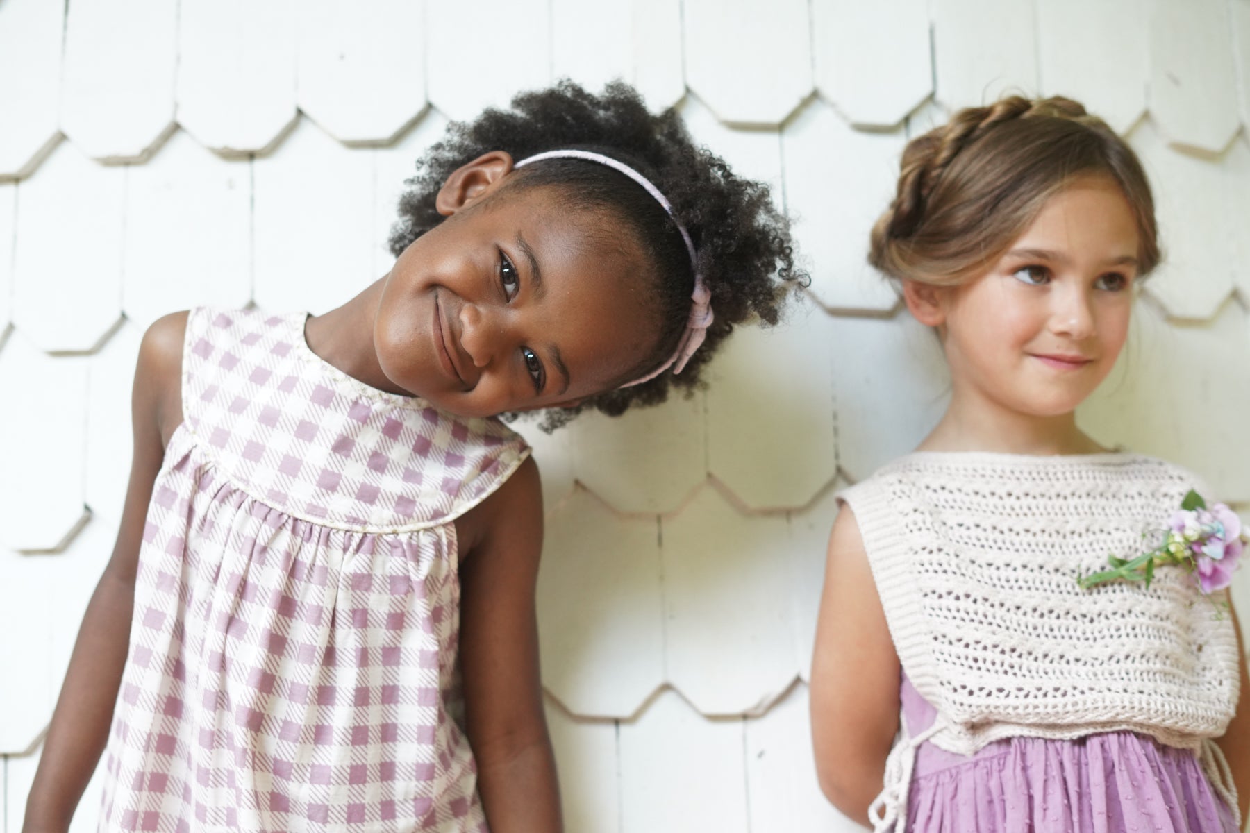 Delilah Dress, Gingham Print, Zinnia – Soor Ploom