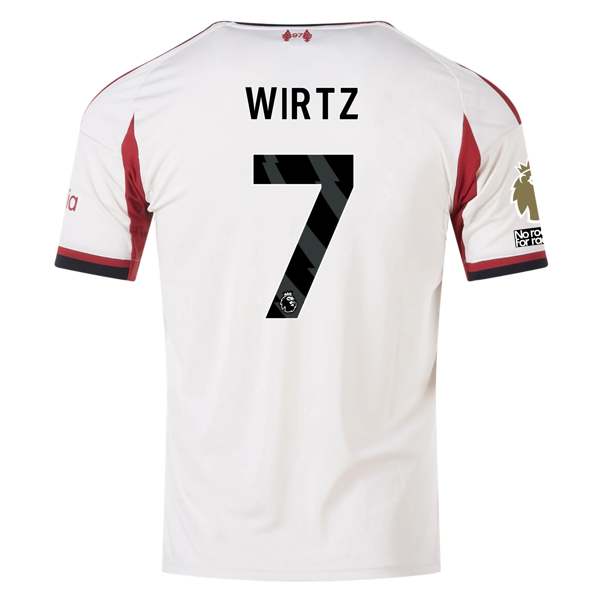 adidas Men's Liverpool Florian Wirtz Away Jersey w/ EPL Champions