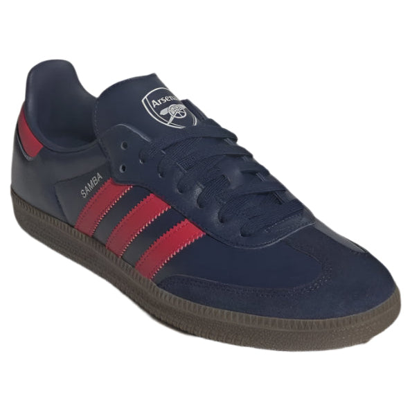 adidas Arsenal Samba Indoor Soccer Shoes (Indigo/Red/Gum