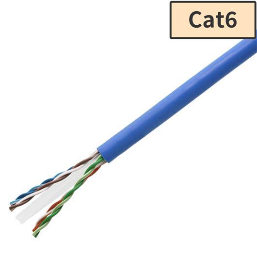 直送品】Cat6 LANケーブル 300m (ブルー) | 業界初の卸通販サイト