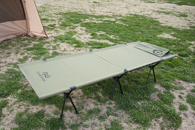 CAMDOOR 新作2WAY CAMP COTはキャンパーに優しい静音設計 | おっさん