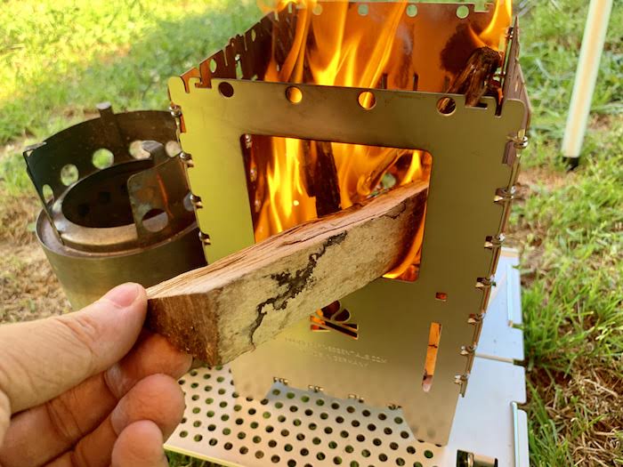 レビュー】ブッシュボックス XL （チタン製）の焚き火が楽しすぎる