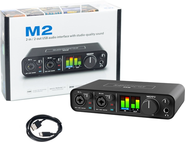 MOTU M2 Review - Audio Interface with ESS Sabre32 Ultra™ DAC