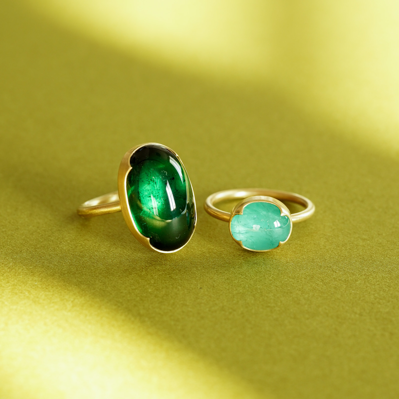 Large Oval Green Tourmaline Ring (Gabriella Kiss) - SOURCE objects